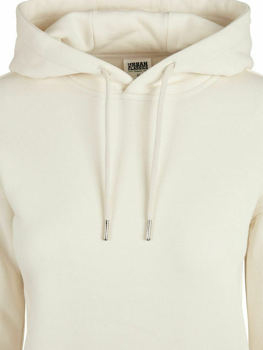 Women's Sweatshirt Hooded White Sand