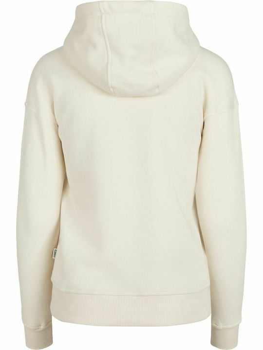 Women's Sweatshirt Hooded White Sand