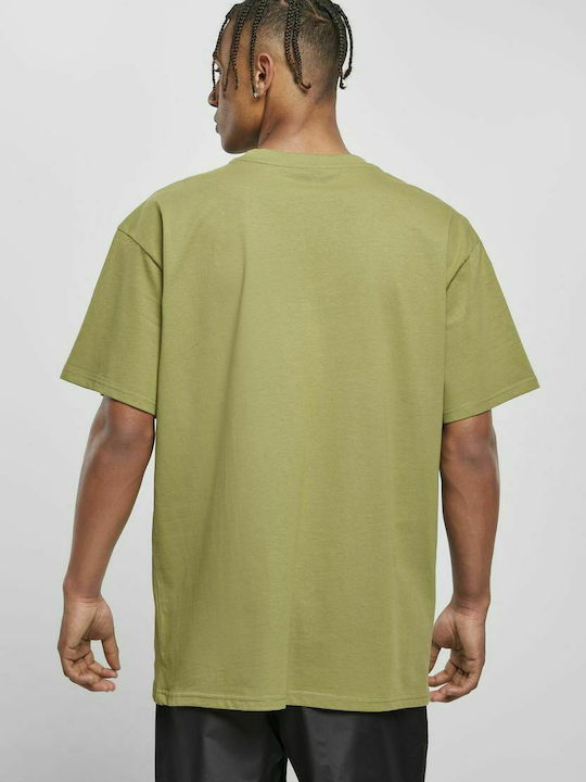 Urban Classics Ανδρικό T-shirt New Olive Μονόχρωμο