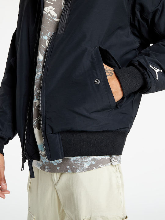 Essentials Statement Jacke Bomber Black / Gym Red