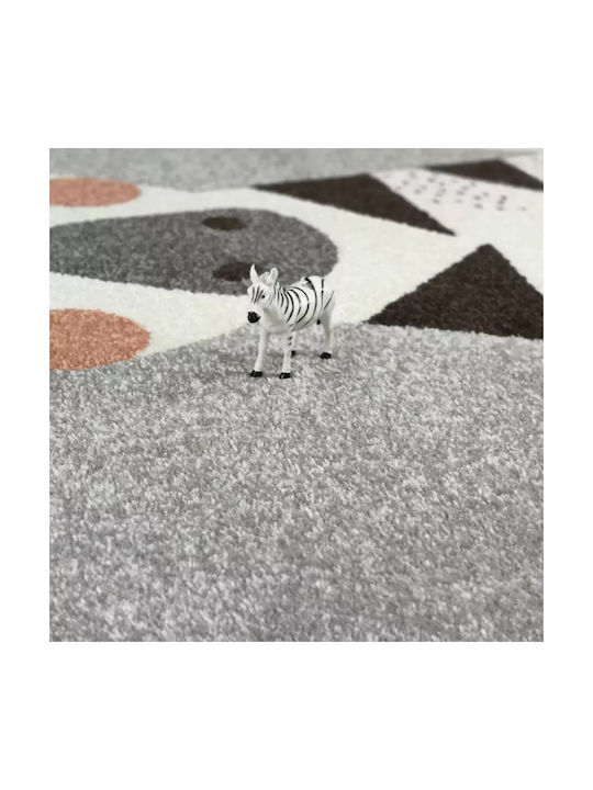 Nattiot Kids Synthetic Rug Kika 120x170cm Grey