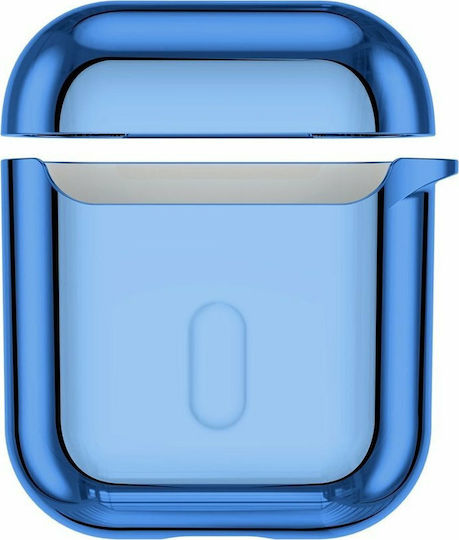 Baseus Shining Husă Silicon în culoarea Albastru pentru Apple AirPods 1 / AirPods 2