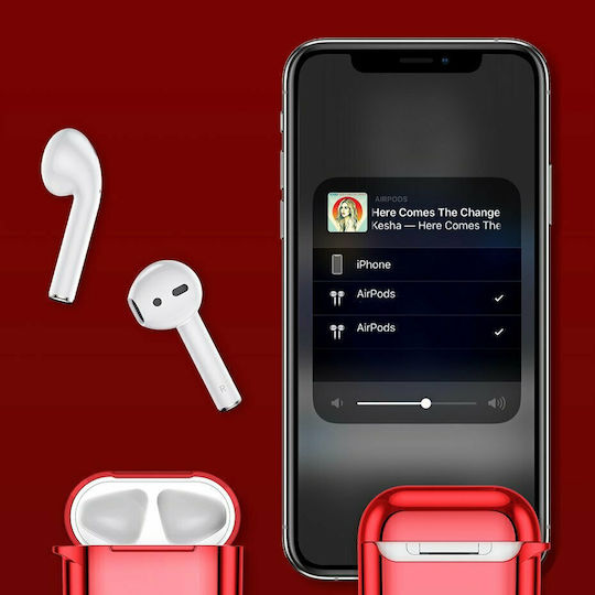 Baseus Shining Husă Silicon în culoarea Albastru pentru Apple AirPods 1 / AirPods 2