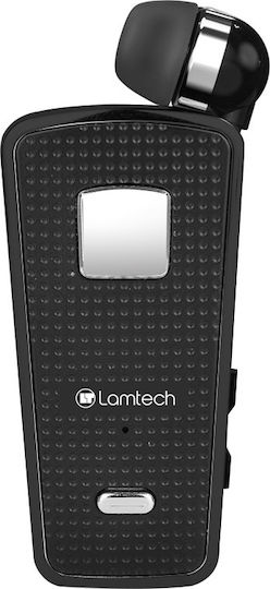 Lamtech LAM000476 In-ear Bluetooth Handsfree Ακουστικό Πέτου Μαύρο