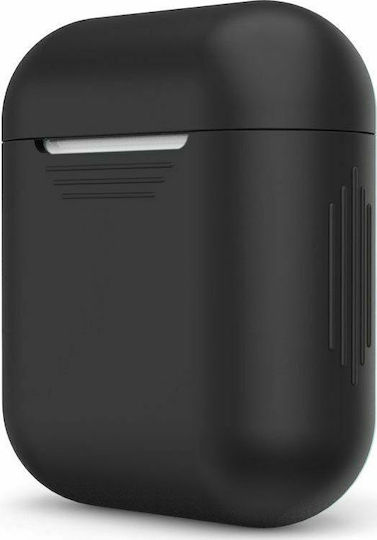 Tech-Protect Iconset Σετ Θήκη & Anti-Lost Strap σε Μαύρο χρώμα για Apple AirPods