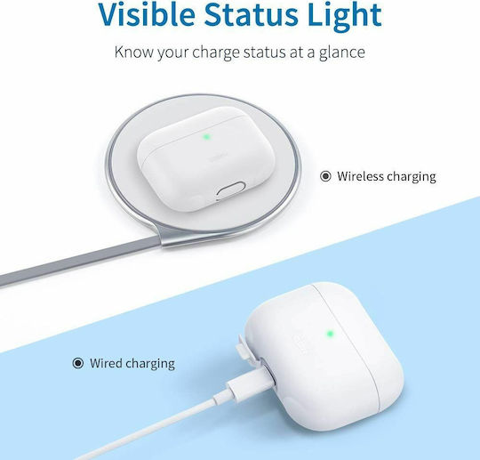 ESR Breeze Plus Hülle Silikon in Weiß Farbe für Apple AirPods Pro