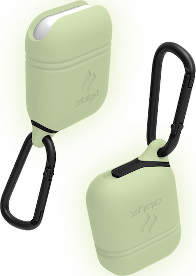 Catalyst Waterproof Θήκη Σιλικόνης με Γάντζο σε Πράσινο χρώμα για Apple AirPods