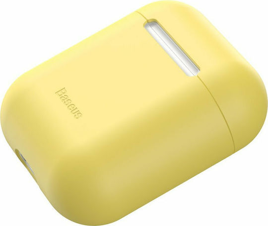 Baseus Ultrathin Series Case Silicone in Yellow color for Apple AirPods 1 / AirPods 2