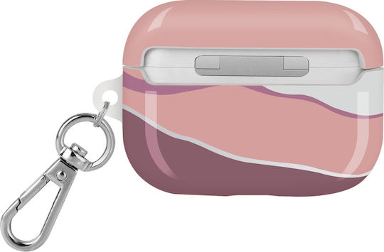 Uniq Coehl Ciel Hülle Kunststoff mit Haken Sunset Pink für Apple AirPods Pro