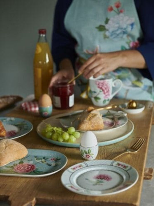 PiP Studio Blushing Birds Plate Soup made of Porcelain White with Diameter 21.5cm