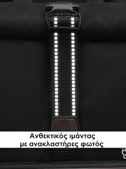 Tigernu T-9009 Αδιάβροχη Τσάντα Πλάτης για Laptop 15.6" με Θύρα USB σε Μαύρο χρώμα
