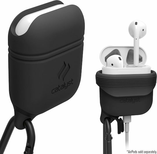 Catalyst Waterproof Hülle Silikon mit Haken in Gray Farbe für Apple AirPods