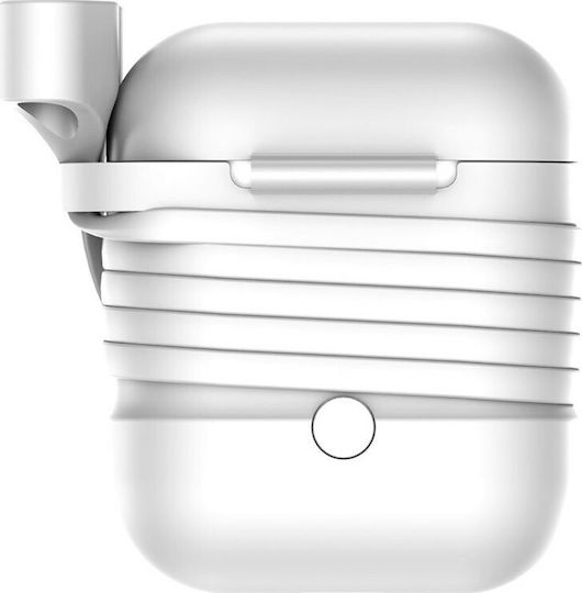 Baseus S Case Silicone Protective Box Satz in Gray Farbe für Apple AirPods 1 / AirPods 2