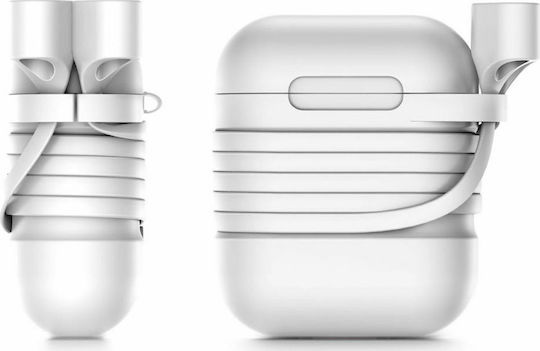 Baseus S Case Silicone Protective Box Satz in Gray Farbe für Apple AirPods 1 / AirPods 2