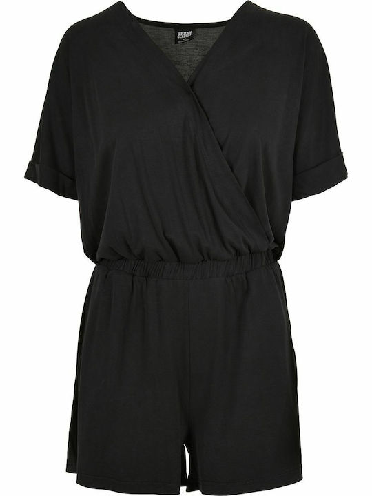 De Damă Mâneca scurta Short întreg Negru