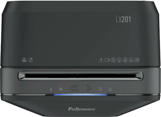 Fellowes Aktevernichter LX 201 Mikroschnitt 12 Blätter mit Behälter 22Es