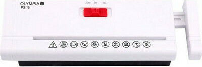 Olympia PS 16 Strip Cut 6-Sheet Paper Shredder