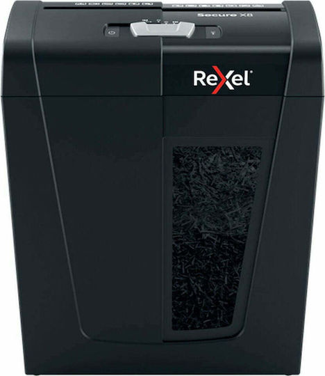 Rexel Καταστροφέας Εγγράφων Secure X8 Micro Cut 8 Φύλλων με Κάδο 14lt