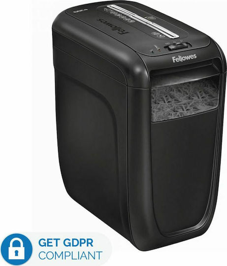 Fellowes Distrugător de Documente Powershred 60CS Tăiere transversală 10 Foi cu Coș 22lt