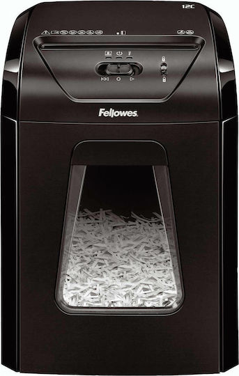 Fellowes Powershred 12C Cross Cut 11-Sheet Paper Shredder