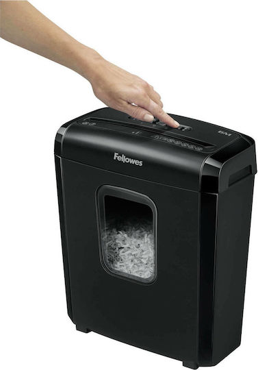 Fellowes Powershred 6M Cross Cut 6-Sheet Paper Shredder