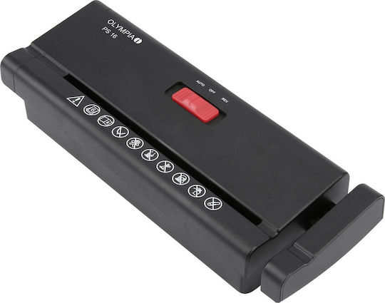 Olympia PS 16 Strip Cut 6-Sheet Paper Shredder