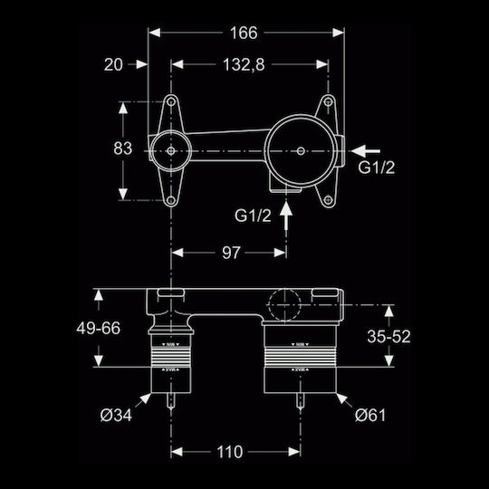 Ideal Standard Μηχανισμός Μπαταρίας A5948NU