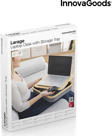 InnovaGoods Larage Βάση για Laptop Ασημί