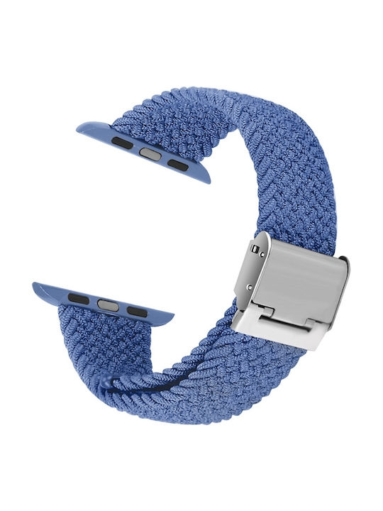 Crong Wave Λουράκι Υφασμάτινο Μπλε (Apple Watch 42/44/45mm)