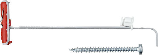 fischer Kit Schraubhaken + Wandsteckdose 5cm Schraubanker Kunststoff 10x50mm 10Stück