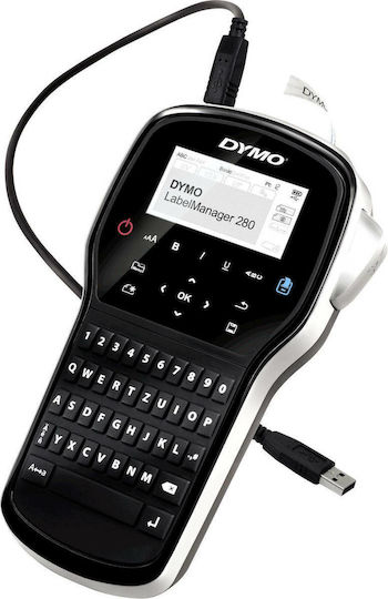 Dymo LabelManager 280 With Case Electronic Portable Label Maker Black