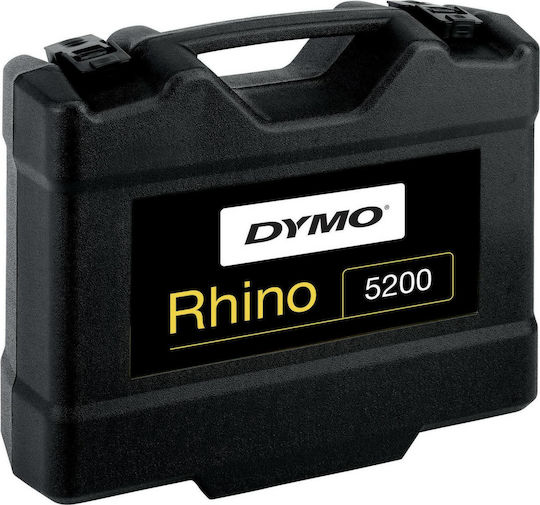 Dymo Rhino 5200 Kit Ηλεκτρονικός Ετικετογράφος Χειρός σε Κίτρινο Χρώμα