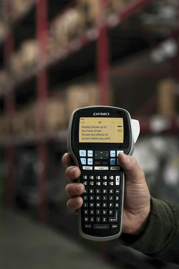 Dymo 420P Ηλεκτρονικός Ετικετογράφος Χειρός σε Μαύρο Χρώμα