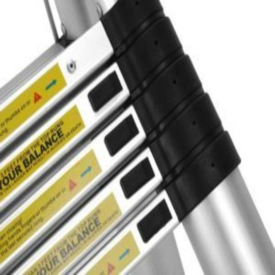 Vesta Telescopic Ladder Aluminum 7 of Steps with Maximum Height 2m