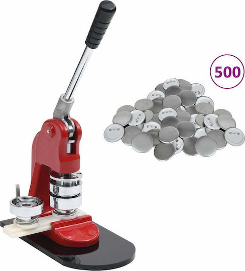 vidaXL Badge Presses with Cutter 25mm