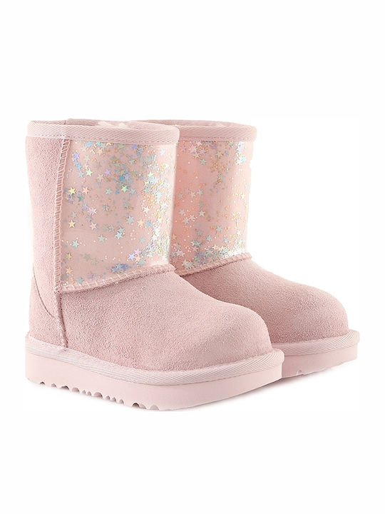 Classic II Leder Kinderstiefel Rosa