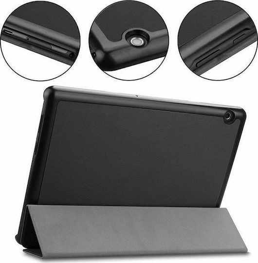 Tactical Три Сгъваем Черен Флип Капак (iPad mini 2021 / mini 2024)
