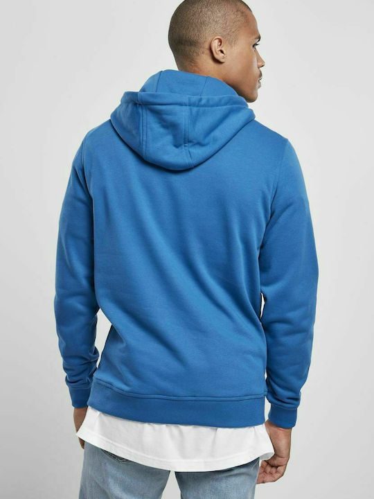 Urban Classics TB3488 Men's Sweatshirt with Hood and Pockets Sporty Blue