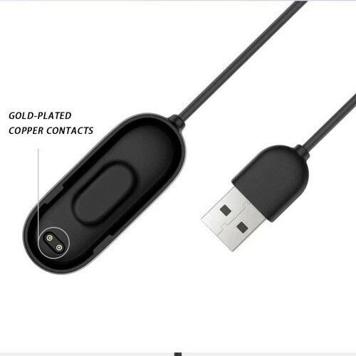 Ladekabel 1m Ladegerät für Mi Band 3/Mi Smart Band 4 Schwarzς