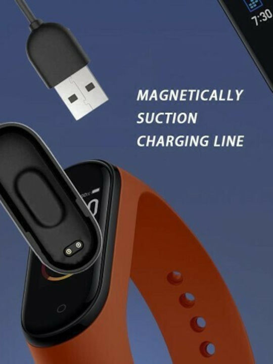 Charging Cable 1m Wearable Charger Mi Band 3/Mi Smart Band 4 Blackς