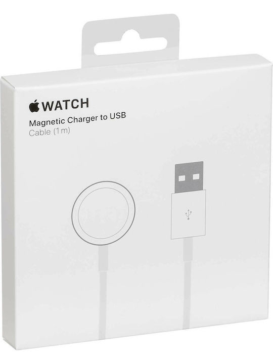 Apple Apple Watch Magnetisches Ladekabel (1m) Tragbare Ladegeräte für Apple Watch Weiß