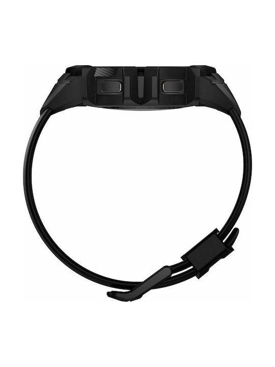 Spigen Rugged Armor Pro Θήκη Σιλικόνης Charcoal Grey για το Galaxy Watch 4 40mm