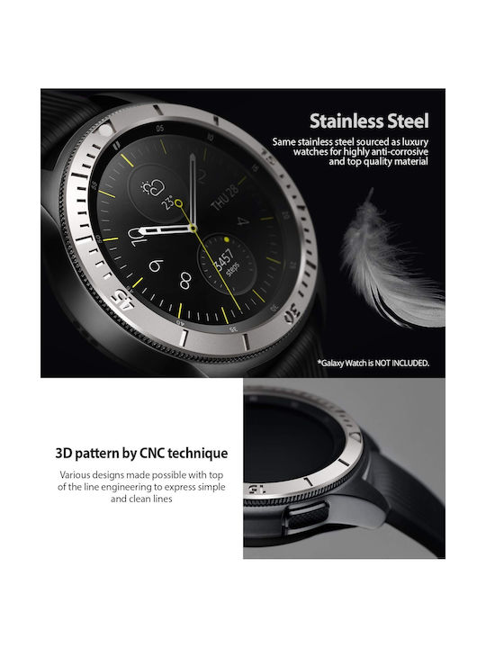 Ringke Bezel Ring σε Ασημί χρώμα για το Galaxy Watch 42mm