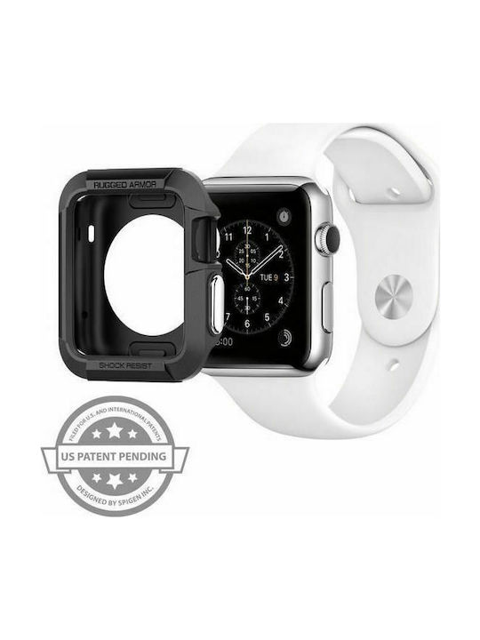 Spigen Rugged Armor Μαύρο (Apple Watch 42mm)