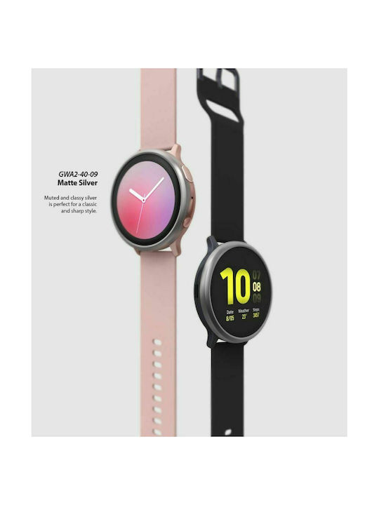 Ringke Bezel Ring Matte Silver για το Galaxy Watch Active 2 40mm