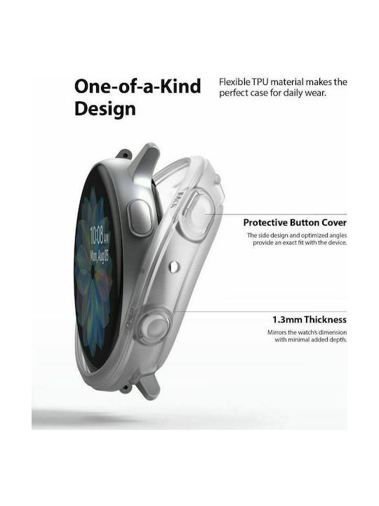 Ringke Air Θήκη Σιλικόνης σε Διάφανο χρώμα για το Galaxy Watch Active 2 44mm