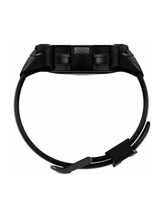 Spigen Rugged Armor Pro Carcasă de Silicon Negru mat pentru Galaxy Watch 4 Classic 46mm - Galaxy Watch 4 Clasic 46mm