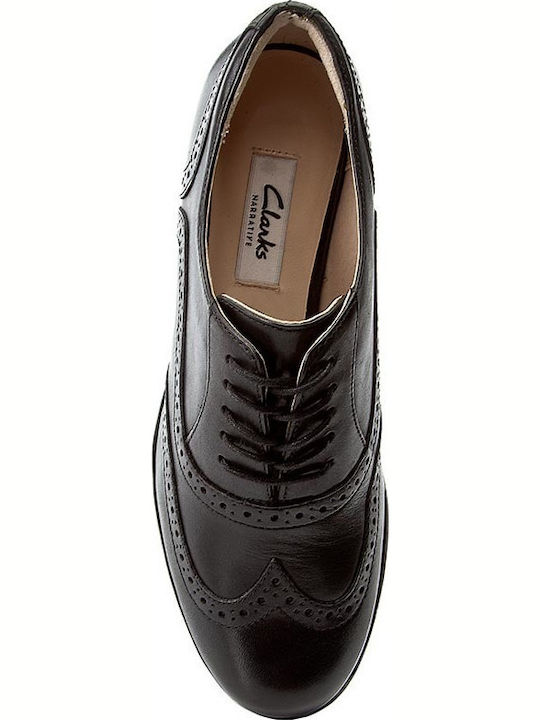 Hamble Oak Women's Leather Oxford Shoes Black