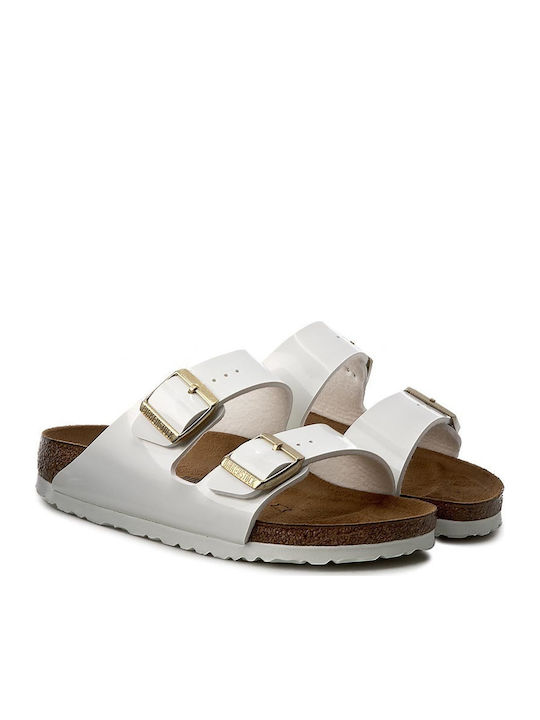Arizona Women's Anatomic Sandals White Narrow Fit