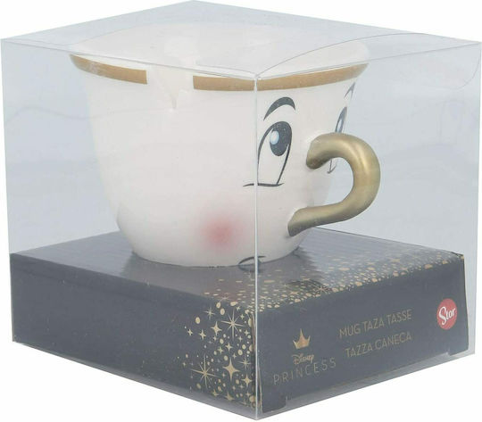 Stor Beauty & the Beast 3D Mug Chip Mug Ceramic White 170ml